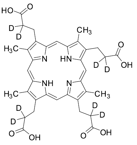 Coproporphyrin lll-d8  (contains up to 5% Coproporphyrin I)