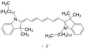 1,1-Dioctadecyl-3,3,3,3-tetramethylindotricarbocyanine Iodide (>90%)