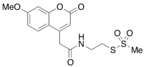 N-[2-Methanethiosulfonylethyl]-7-methoxycoumarin-4-acetamide