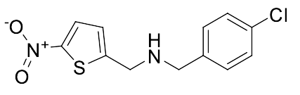 N-(4-Chlorobenzyl)-1-(5-nitrothiophen-2-yl)methanamine