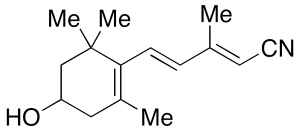 (2E,4E)-3-Methyl-5-(4-hydroxy-2,6,6-trimethyl-1-cyclohexen-1-yl)-2,4-pentadienenitrile