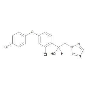 1-(2-Chloro-4-(4-chlorophenoxy)phenyl)-2-(1H-1,2,4-triazol-1-yl)ethan-1-ol