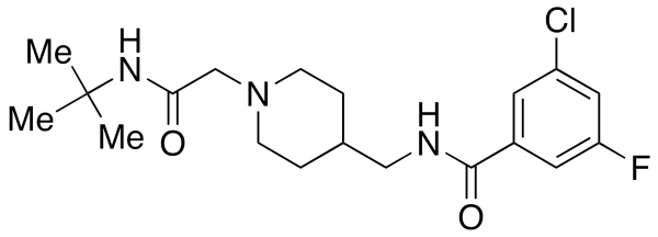 N-((1-(2-(tert-Butylamino)-2-oxoethyl)piperidin-4-yl)methyl)-3-chloro-5-fluorobenzamide