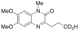 3,4-Dihydro-6,7-dimethoxy-4-methyl-3-oxo-2-quinoxalinepropanoic Acid