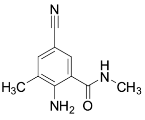 2-Amino-5-cyano-N-methyl-3-methylbenzamide