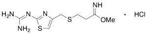 Methyl 3-[[[2-[(Diaminomethylene]amino-4-thiazolyl]methyl]-thio]propionimidate Hyxdrochloride