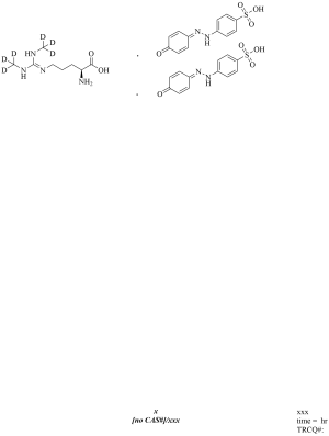N5-[Bis(methyl-D3-amino)methylene]-L-ornithine Di(p-hydroxyazobenzene-p'-sulfonate)