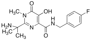 2-(1-Amino-1-methylethyl)-N-(4-fluorobenzyl)-5-hydroxy-1-methyl-6-oxo-1,6-dihydropyrimidine-4-carboxamide