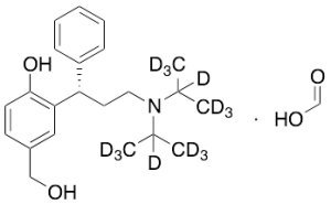 (S)-5-Hydroxymethyl Tolterodine-d14 Formate