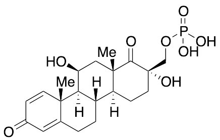 11beta,17alpha-Dihydroxy-17-[(phosphonooxy)methyl]-D-homoandrosta-1,4-diene-3,17a-dione (>85%)