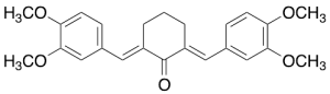2,6-Bis-(3,4-dimethoxyphenylmethylene)cyclohexanone
