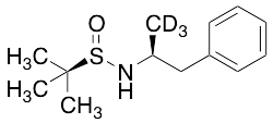 (S)-N-(tert-Butanesulfinyl) Levamfetamine-d3