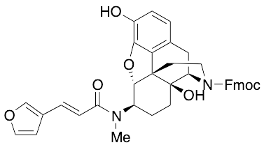 (5Alpha,6Beta)-4,5-Epoxy-6-[[(2E)-3-(3-furanyl)-1-oxo-2-propenyl]methylamino]-3,14-dihydroxymorphinan-17-carboxylic Acid 9H-Fluoren-9-ylmethyl Ester