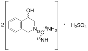 rac 4-Hydroxydebrisoquine-13C,15N2 Hemisulfate