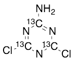 2-Amino-4,6-dichloro-s-triazine-13C3