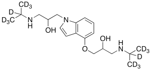 N-(3-Isopropylamino-2-hydroxypropyl) Pindolol-d14