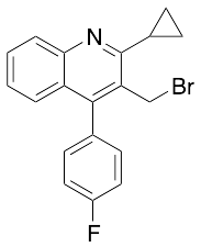 3-(Bromomethyl)-2-cyclopropyl-4-(4-fluorophenyl)quinoline