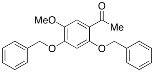 1-[5-Methoxy-2,4-bis(phenylmethoxy)phenyl]-ethanone