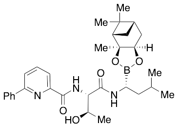 N-[(1S,2R)-1-[[[(1R)-1-[(3aS,4S,6S,7aR)-Hexahydro-3a,5,5-trimethyl-4,6-methano-1,3,2-benzodioxaborol-2-yl]-3-methylbutyl]amino]carbonyl]-2-hydroxypropyl]-6-phenyl-2-pyridinecarboxamide