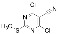 4,6-Dichloro-2-(methylthio)pyrimidine-5-carbonitrile
