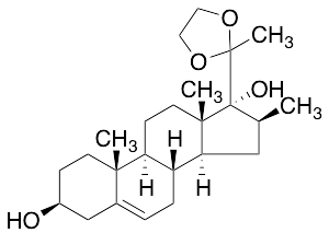 3b,17-Dihydroxy-16b-methyl-pregn-5-en-20-one Cyclic Ethylene Acetal