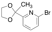 2-Bromo-6-(2-methyl-1,3-dioxolan-2-yl)pyridine