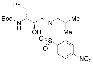 N-[(1R,2R)-2-Hydroxy-3-[(2-methylpropyl)[(4-nitrophenyl)sulfonyl]amino]-1-(phenylmethyl)propyl]carbamic Acid 1,1-Dimethylethyl Ester