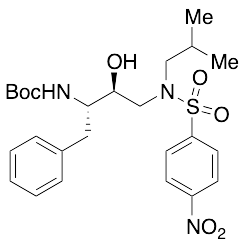 N-[(1S,2S)-2-Hydroxy-3-[(2-methylpropyl)[(4-nitrophenyl)sulfonyl]amino]-1-(phenylmethyl)propyl]carbamic Acid 1,1-Dimethylethyl Ester