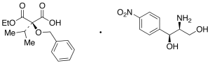 (2R)-2-Isopropyl-2-(benzyloxy)-propanedioic Acid 1-Ethyl Ester (1S,2S)-2-Amino-1-(4-nitrophenyl)-1,3-propanediol Salt