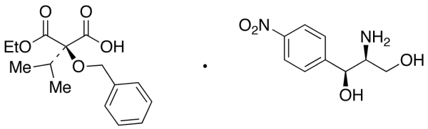 (2R)-2-Isopropyl-2-(benzyloxy)-propanedioic Acid 1-Ethyl Ester (1S,2S)-2-Amino-1-(4-nitrophenyl)-1,3-propanediol Salt