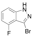 3-Bromo-4-fluoro-1H-indazole (>85%)
