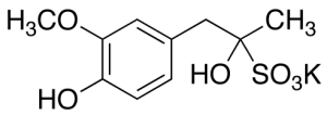 Alpha,4-Dihydroxy-3-methoxy-Alpha-methyl-benzeneethanesulfonic Acid Potassium Salt