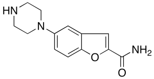 5-(Piperazin-1-yl)benzofuran-2-carboxamide