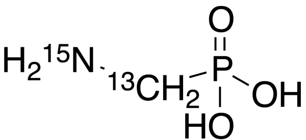 Aminomethanephosphonic Acid-13C,15N