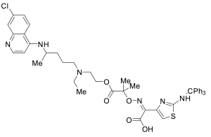 (Z)-14-((7-Chloroquinolin-4-Yl)Amino)-10-Ethyl-5,5-Dimethyl-6-Oxo-2-(2-(Tritylamino)Thiazol-4-Yl)-4,7-Dioxa-3,10-Diazapentadec-2-Enoic Acid