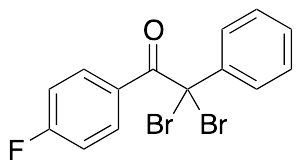 2,2-Dibromo-1-(4-fluorophenyl)-2-phenylethanone