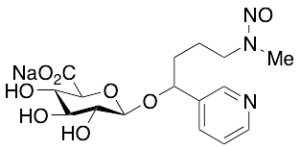 4-(Methylnitrosamino)-1-(3-pyridyl)-1-butanol O-b-D-Glucuronide Sodium Salt(Mixture of Diastereomers) (>90%)
