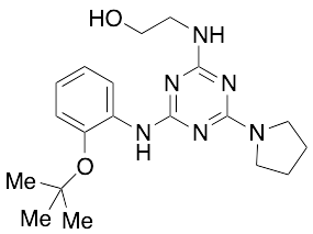 2-[[4-[[2-(1,1-Dimethylethoxy)phenyl]amino]-6-(1-pyrrolidinyl)-1,3,5-triazin-2-yl]amino]ethanol