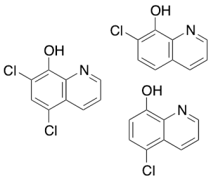 Halquinol, mixture of 5,7-Dichloro-8-quinolinol, 5-Chloro-8-quinolinol, 7-Chloro-8-quinolinol and 8-Hydroxyquinoline