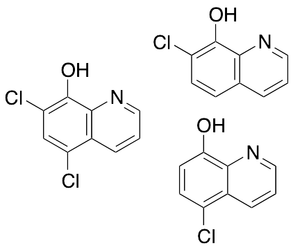 Halquinol, mixture of 5,7-Dichloro-8-quinolinol, 5-Chloro-8-quinolinol, 7-Chloro-8-quinolinol and 8-Hydroxyquinoline