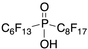 (Heptadecafluorooctyl)(tridecafluorohexyl)-phosphinic Acid
