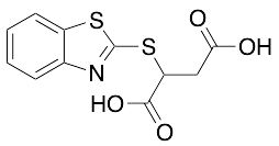 2-(1,3-Benzothiazol-2-ylthio)succinic Acid