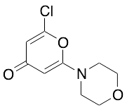 2-Chloro-6-morpholinopyran-4-one (>90%)