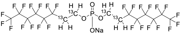 Sodium bis(1H,1H,2H,2H-[1,2-13C2]Perfluorooctyl)phosphate