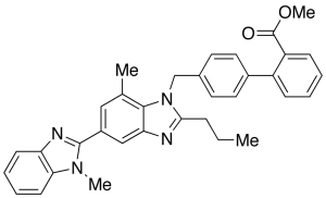 4'-[(1,7'-Dimethyl-2'-propyl[2,5'-bi-1H-benzimidazol]-1'-yl)methyl][1,1'-biphenyl]-2-carboxylic Acid Methyl Ester