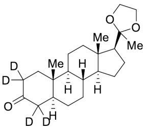 (5a)-Pregnane-3,20-dione-d4 Cyclic 20-(1,2-Ethanediyl Acetal)