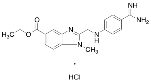 2-[[[4-(Aminoiminomethyl)phenyl]amino]methyl]-1-methyl-1H-benzimidazole-5-carboxylic Acid Ethyl Ester Hydrochloride