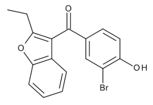 (3-Bromo-4-hydroxyphenyl)(2-ethyl-3-benzofuranyl)-methanone