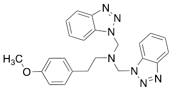 N-(1H-Benzotriazol-1-ylmethyl)-N-[2-(4-methoxyphenyl)ethyl]-1H-benzotriazole-1-methanamine