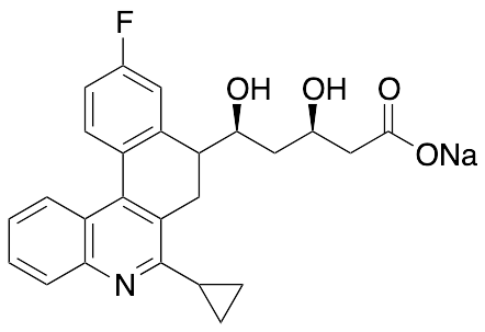 (3R,5S)-5-(6-Cyclopropyl-10-fluoro-7,8-dihydrobenzo[k]phenanthridin-8-yl)-3,5-dihydroxypentanoic Acid Sodium Salt